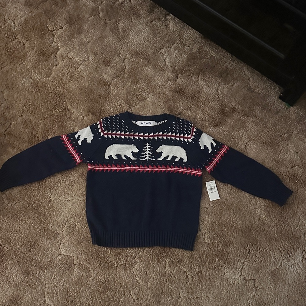 Old Navy Kids Sweater with Bear Design